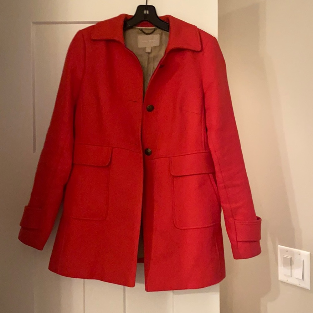 Banana Republic Hot Pink Coat